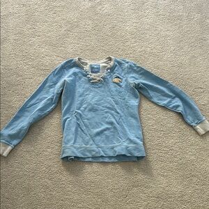 Antigua Denver Nuggets Blue Long Sleeve Sweater